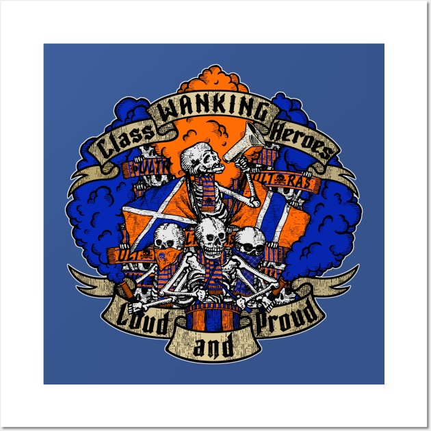 LOUD AND PROUD! (blue and orange edition) ULTRAS Wall Art by boozecruisecrew